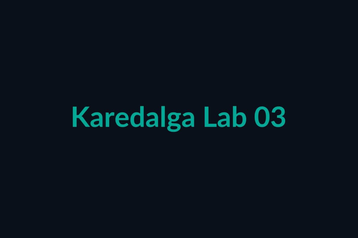 Karedalga Lab Görüntüsü 03