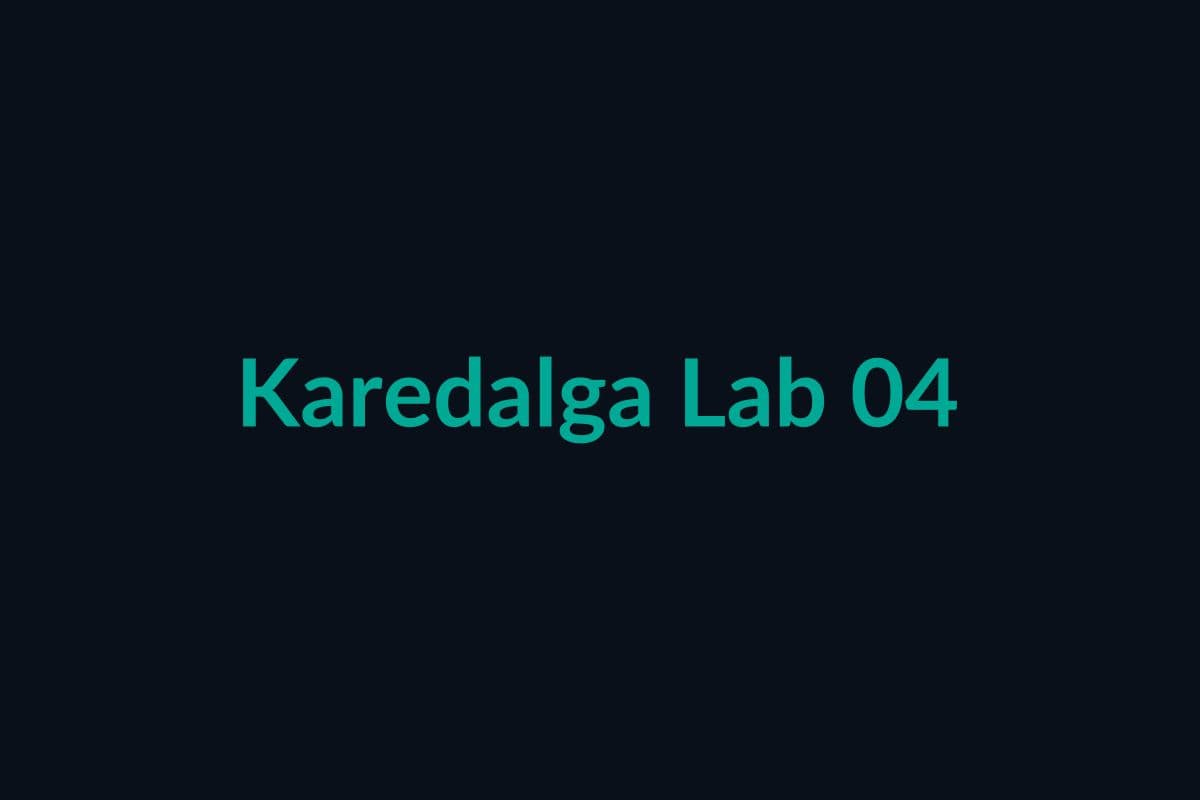 Karedalga Lab Görüntüsü 04