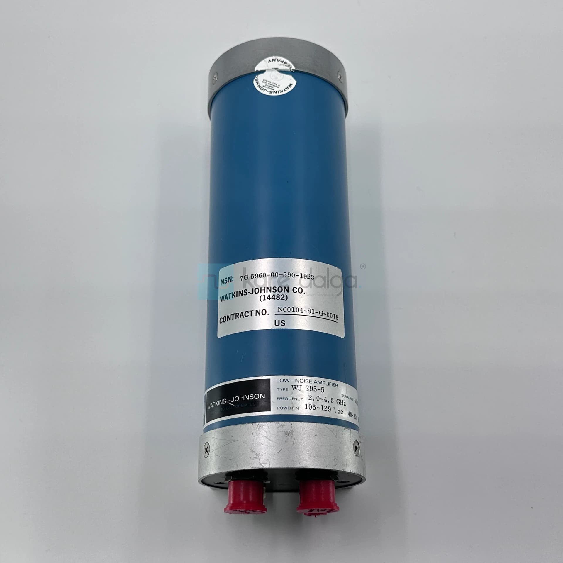 Watkins-Johnson Wj-295-5 2–4.5 Ghz Low Noise Rf Amplifikatör - Görsel 1