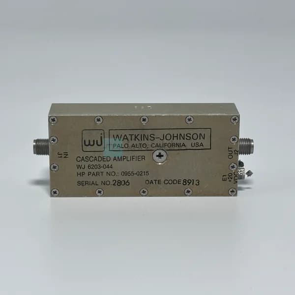 Watkins-Johnson Wj 6203-044 Cascaded Rf Amplifikatörü