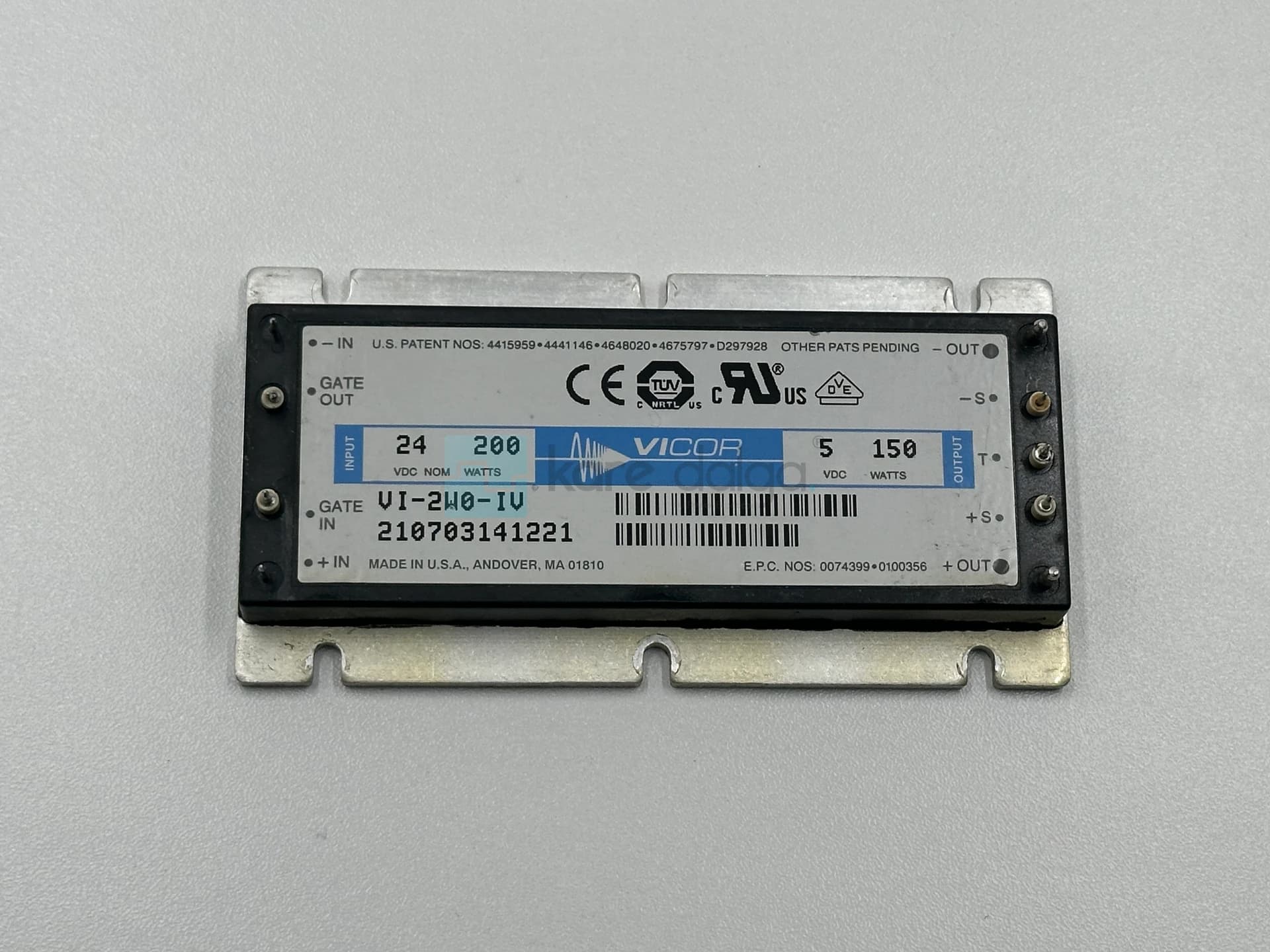 Vicor Vı-2w0-Iv Dc-Dc Converter - Görsel 1