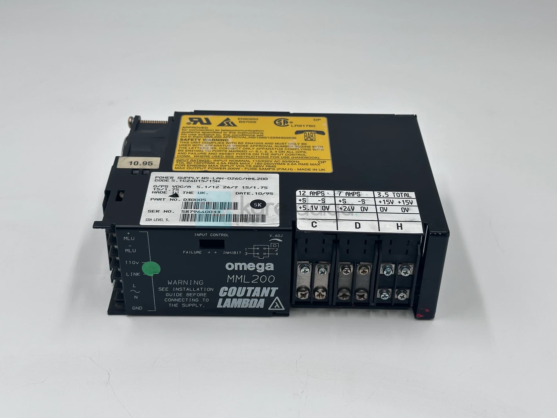Coutant Lambda Omega Mml200 Güç Kaynağı - Görsel 1