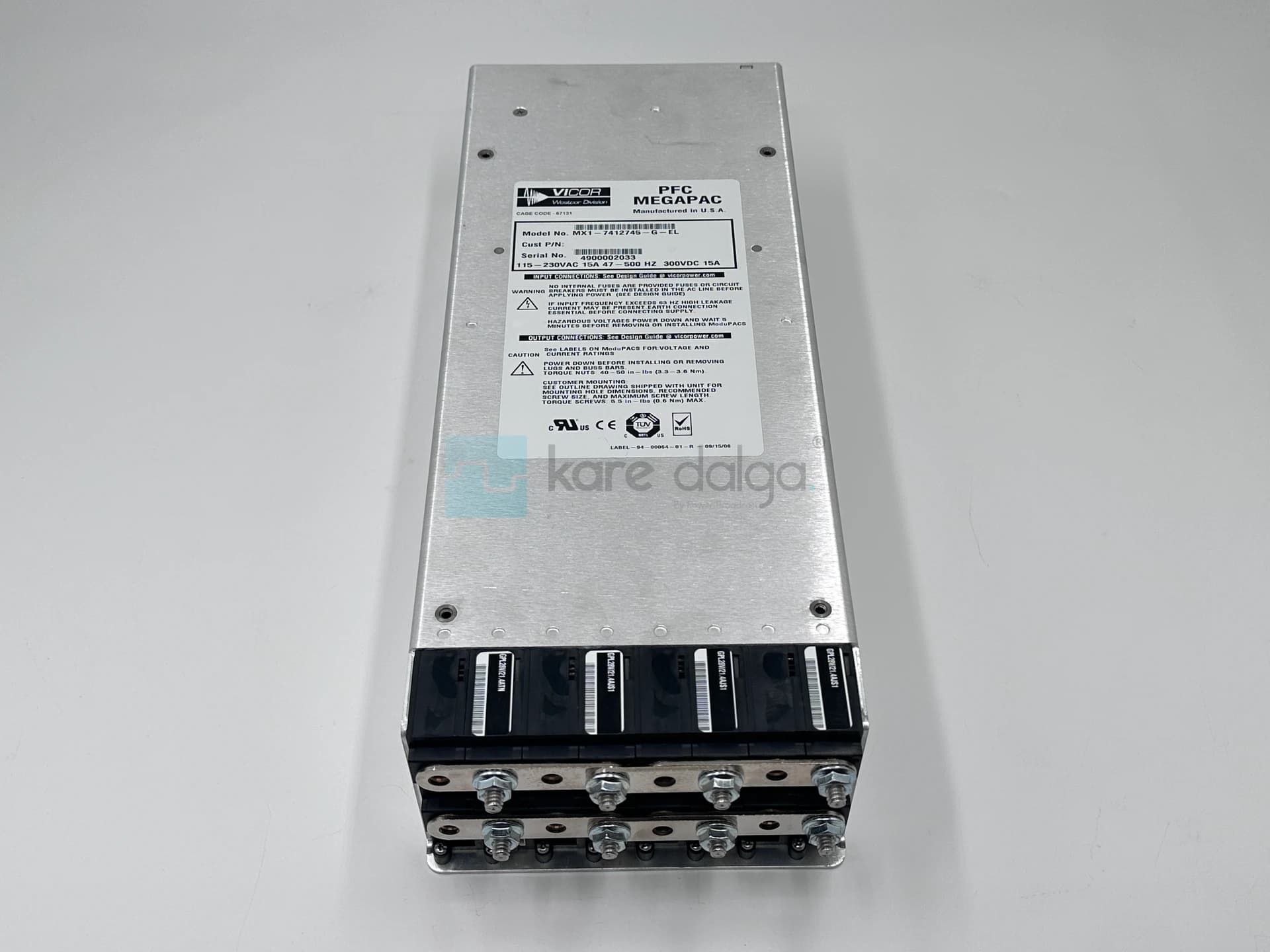 Vıcor Mx11-7412745-G-El – Pfc Megapac Güç Kaynağı - Görsel 1