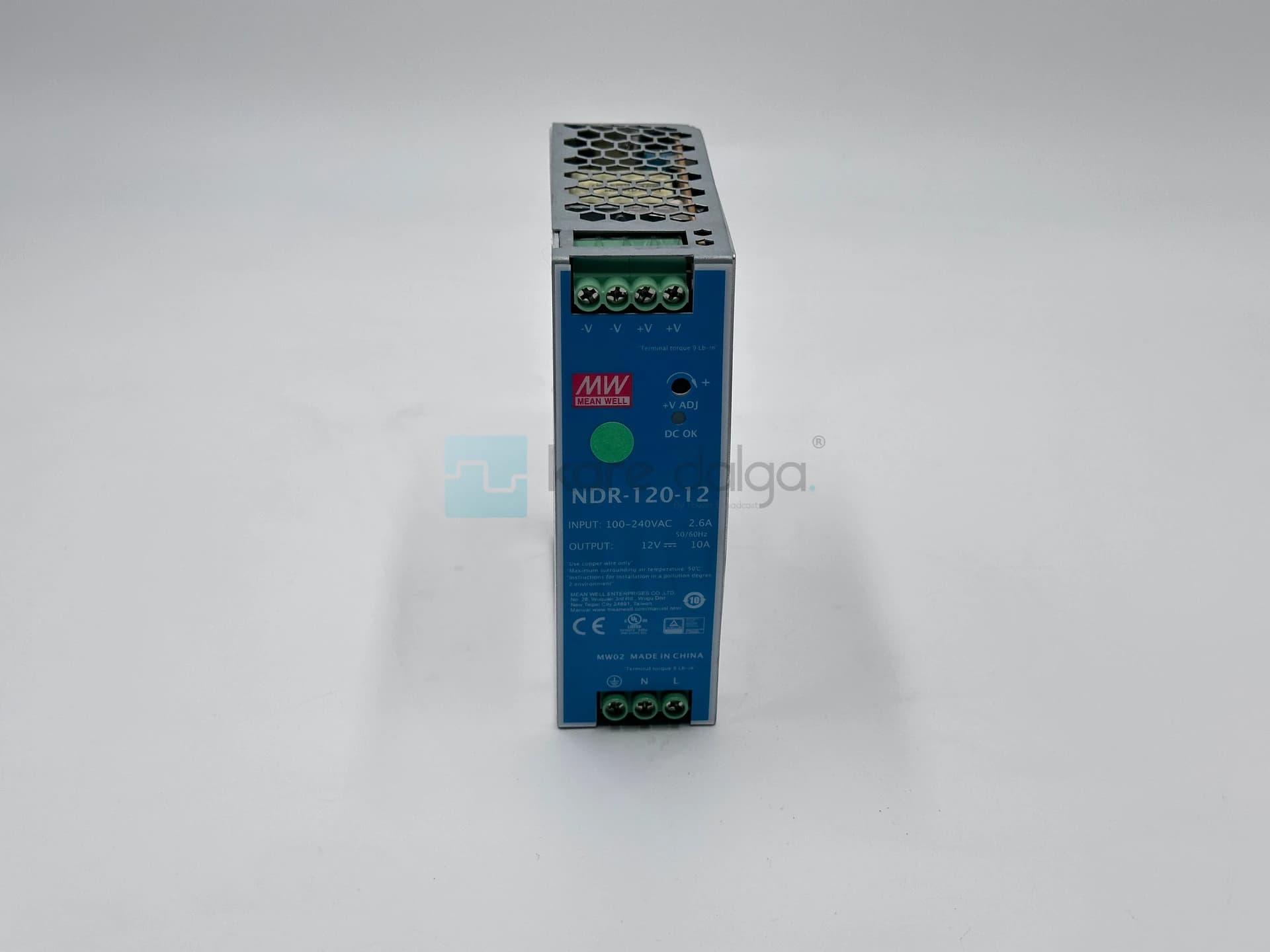 Mean Well Ndr-120-12 Ray Montaj Güç Kaynağı - Görsel 3