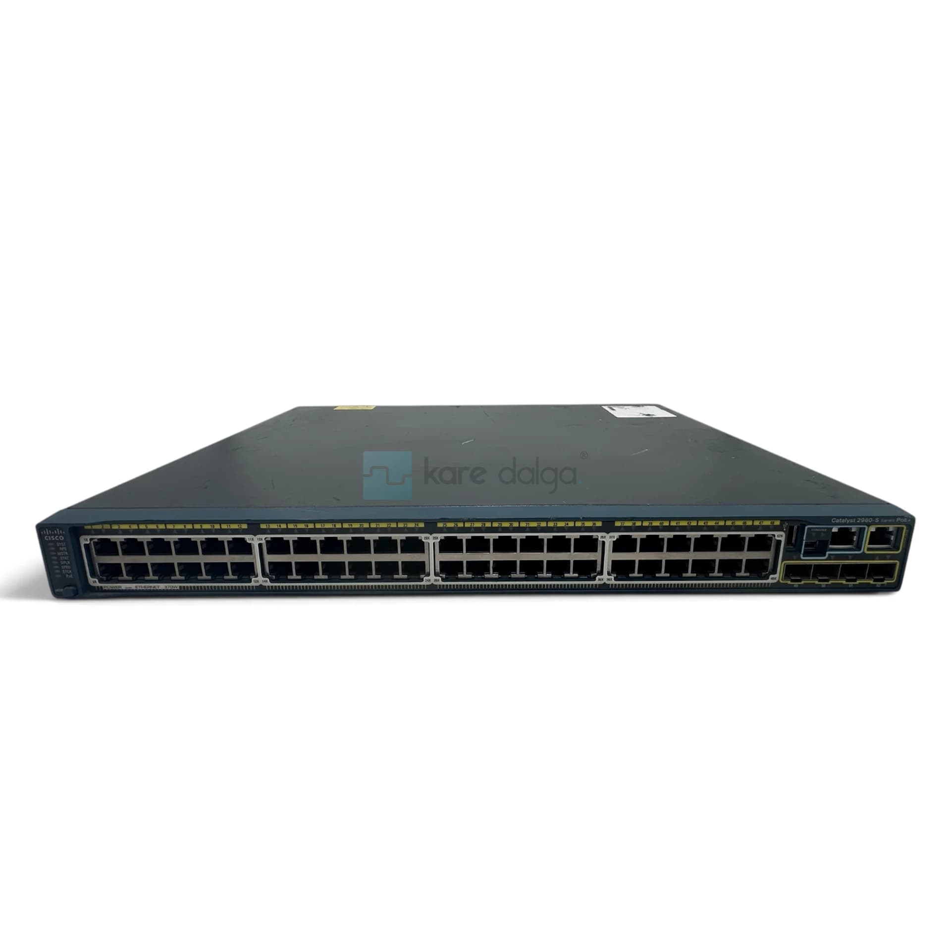 Cisco Catalyst 2960s Ws-C2960s-48lps-L 48 Port Gigabit Poe+ 4×sfp Yönetilebilir Switch - Görsel 1