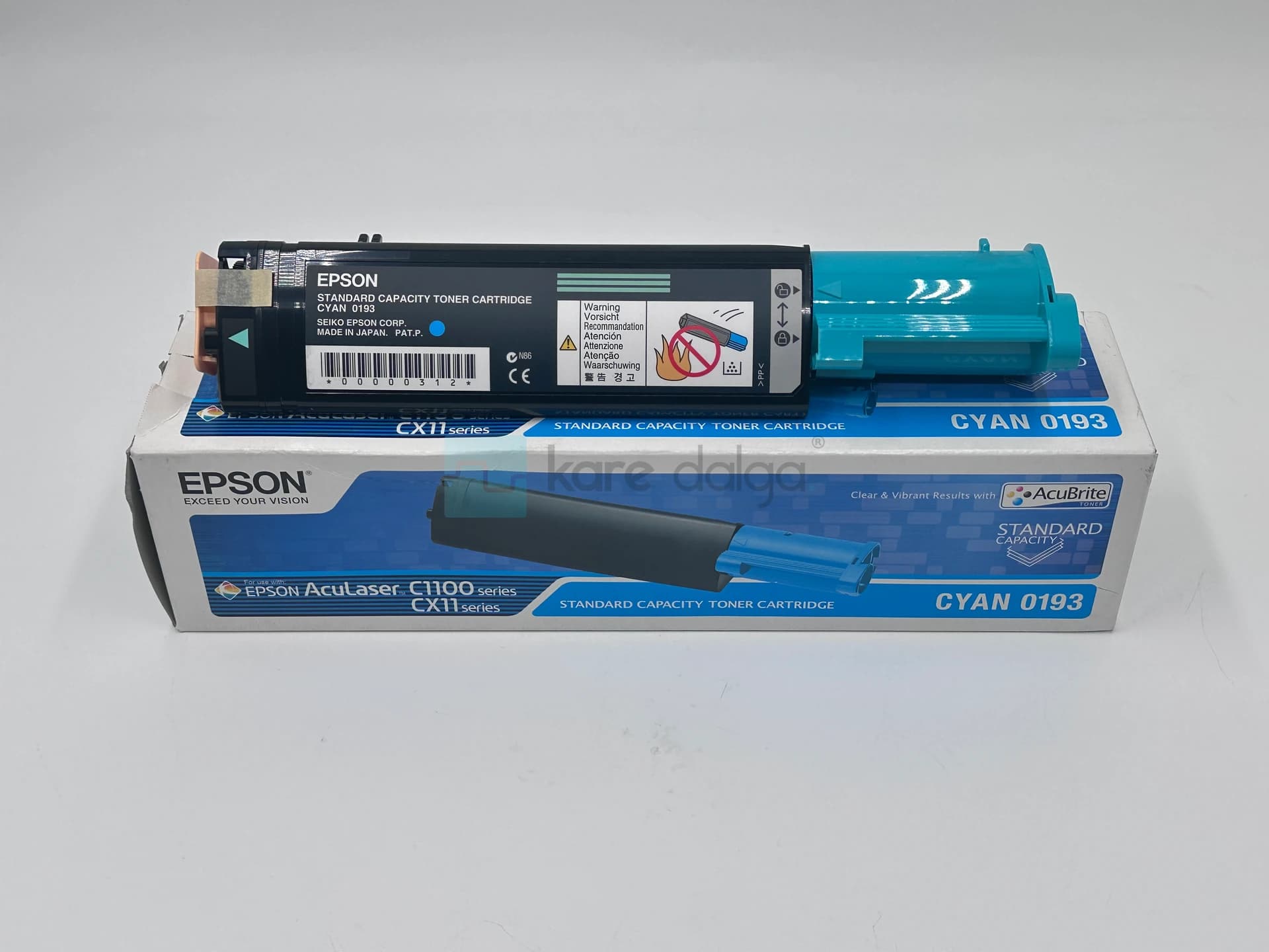 Epson 0193 Cyan Mavi Toner Kartuşu - Görsel 1