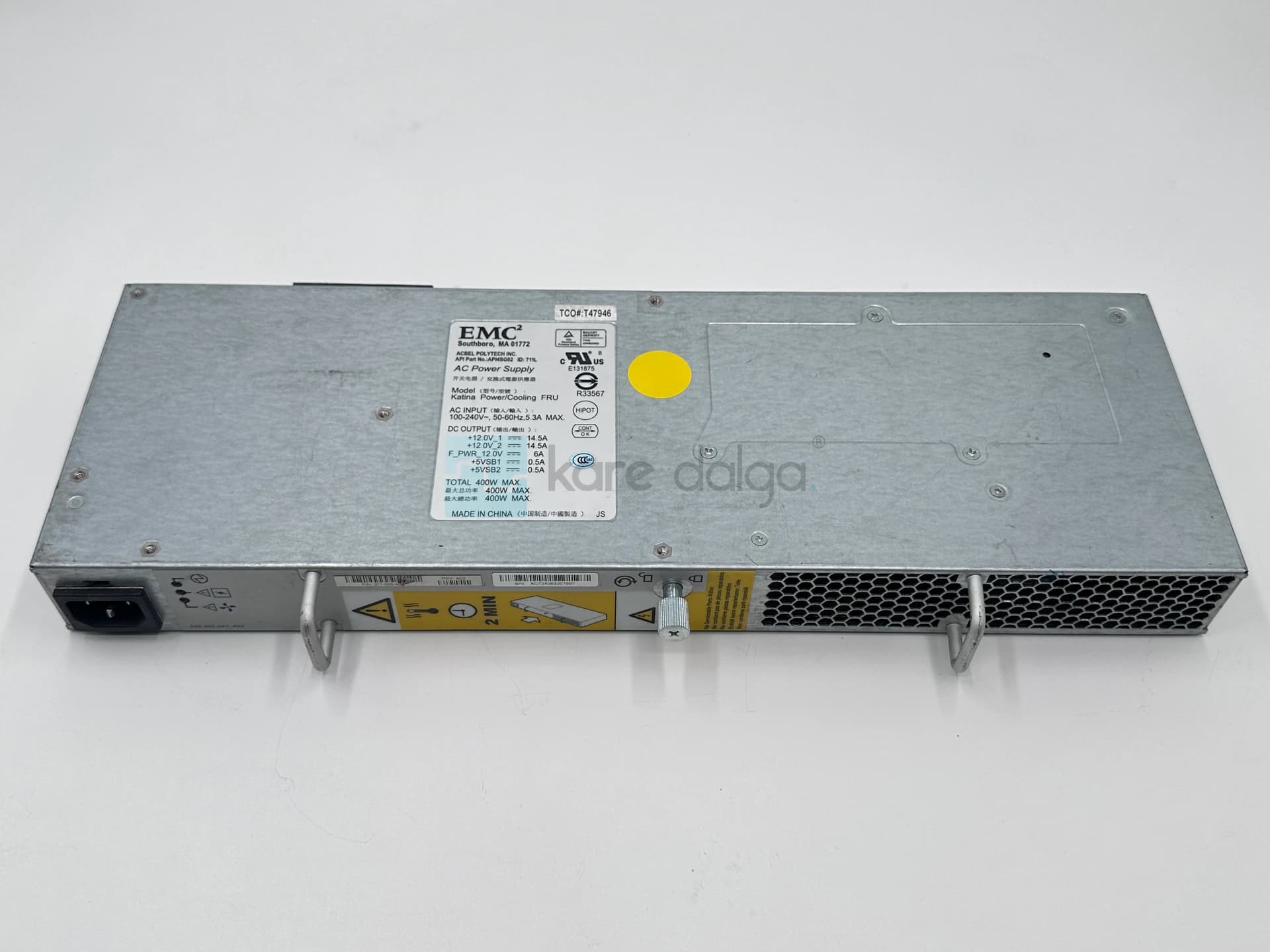 Emc² Southboro Ma 01772 Güç Kaynağı - Görsel 1