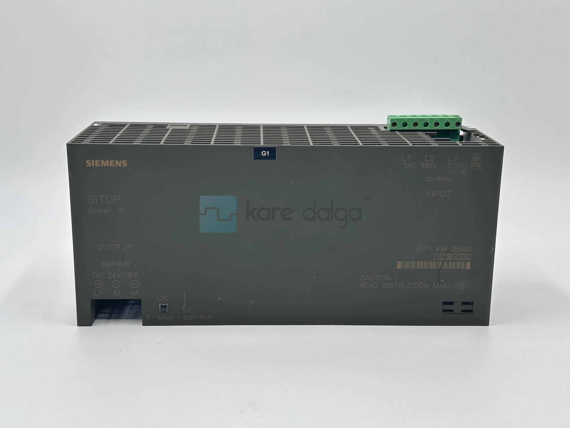 Siemens Sıtop Power 10 6ep1434-2ba00 24 V 10 A 240 W Ray Montaj Güç Kaynağı - Görsel 2