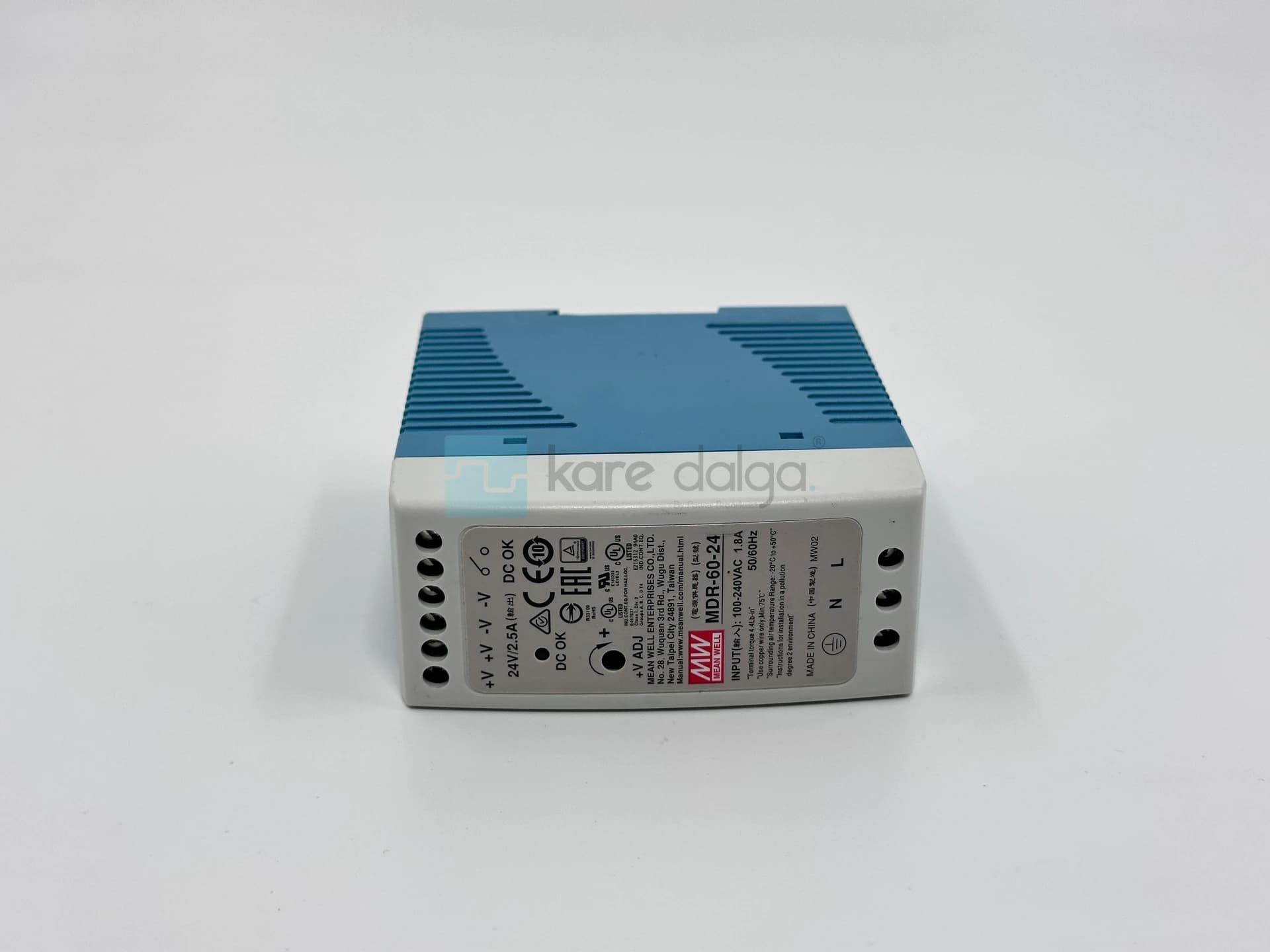Mean Well Mdr-60-24 24 Vdc 2.5 A 60 W Dın Ray Güç Kaynağı - Görsel 4