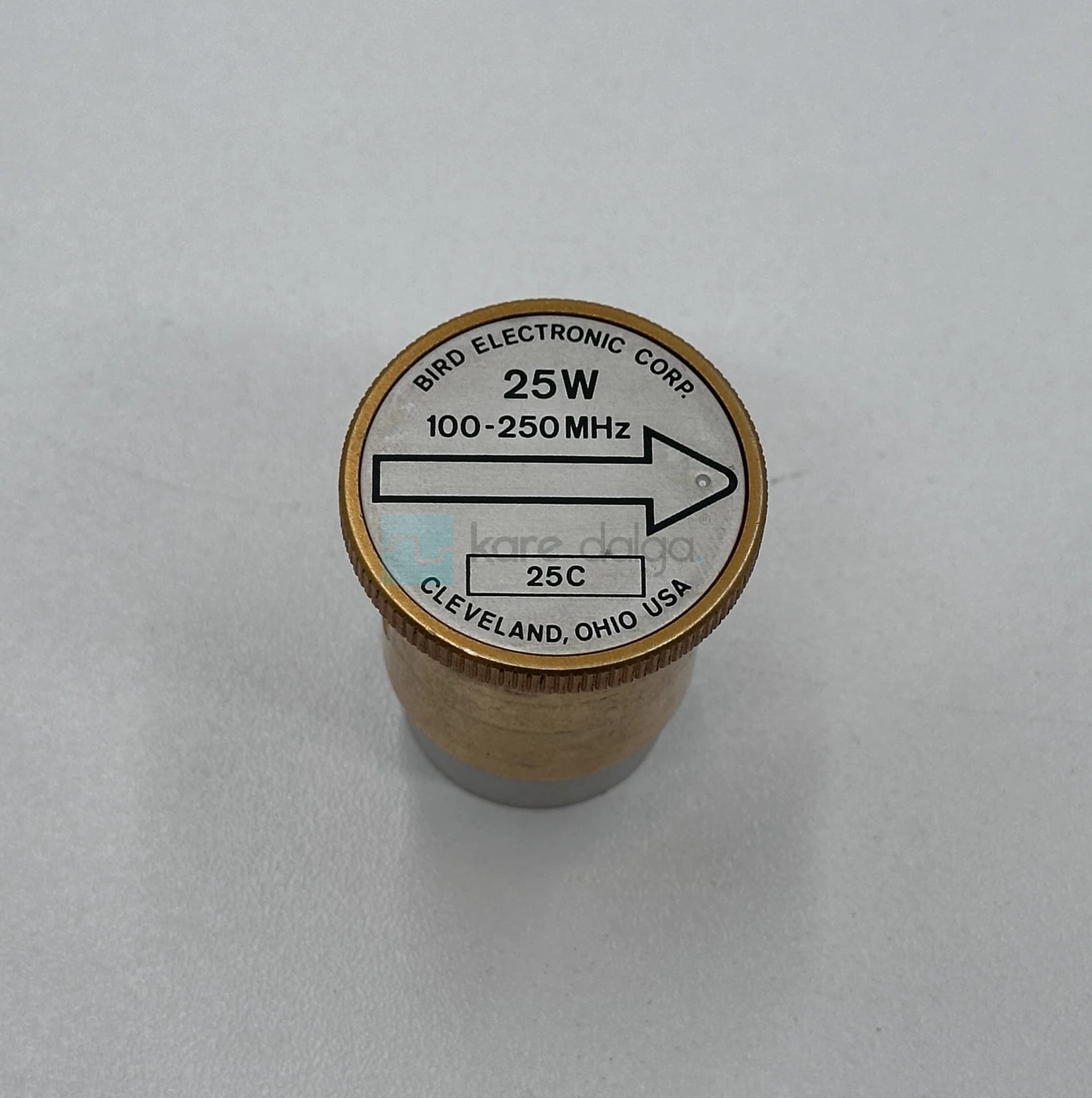 Bird 25c 100–250 Mhz 25 Watt Wattmetre Elementi - Görsel 1