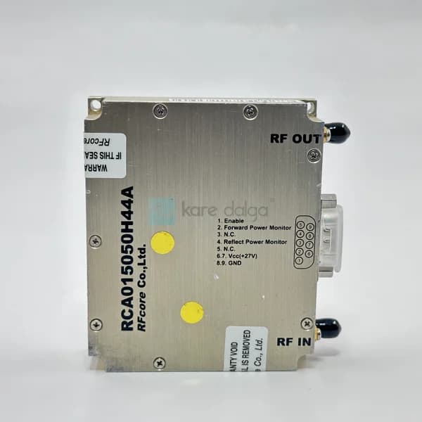 Rfcore Rca015050h44a 150–500 Mhz 44 Dbm 25.12 W Rf Güç Amplifikatörü
