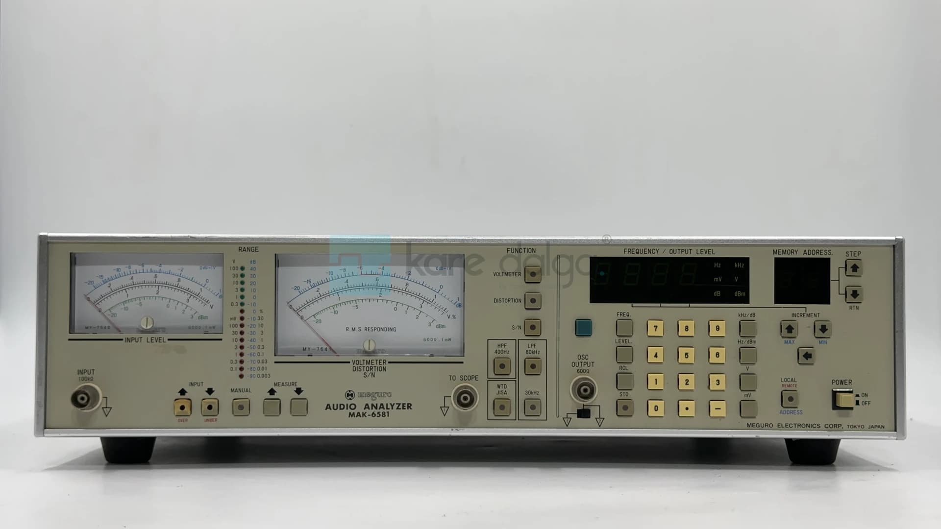 Meguro Mak-6581 10 Hz - 110 Khz Audio Analizörü - Görsel 1