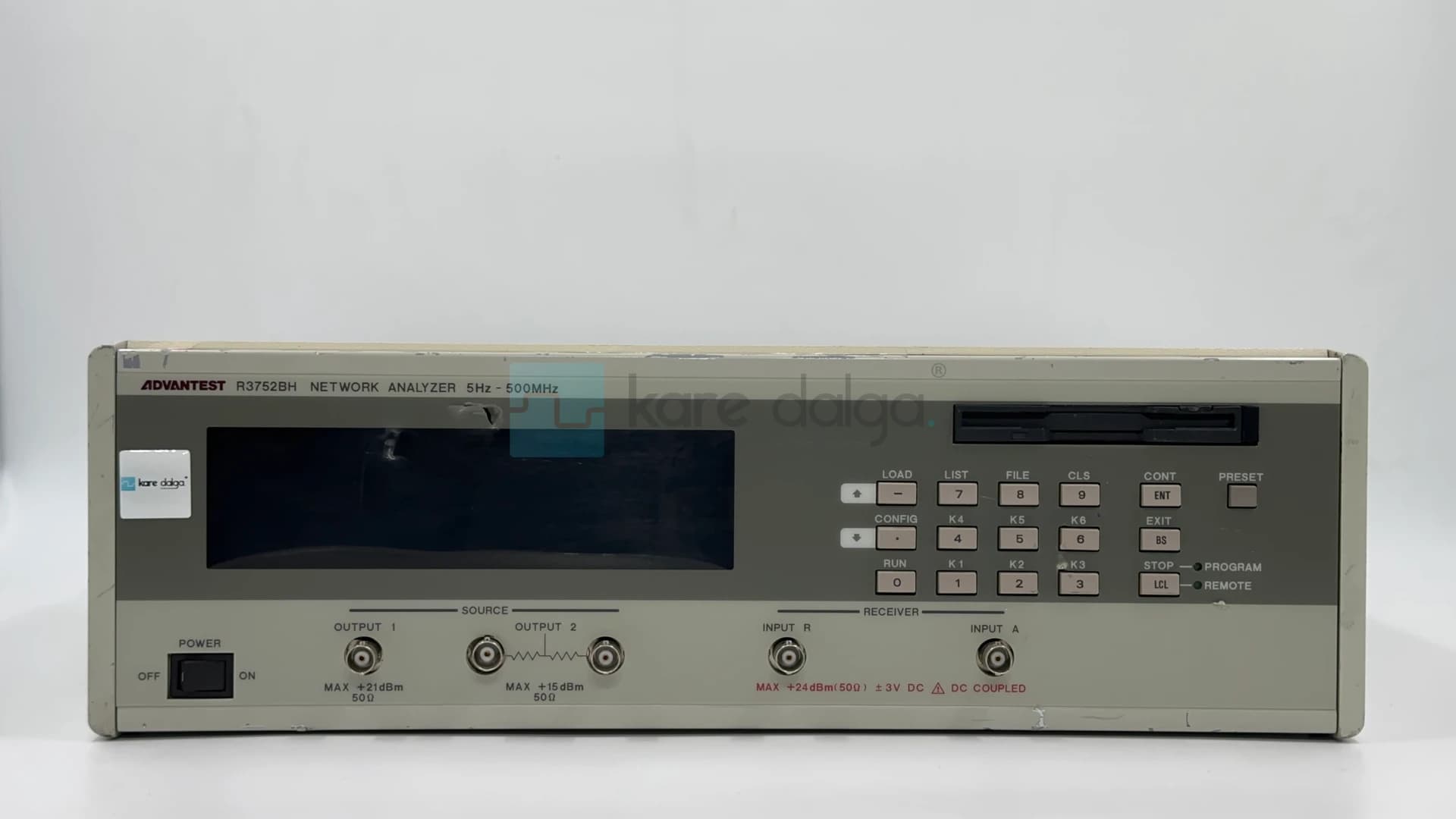 Advantest R3752bh 5 Hz – 500 Mhz Rf Network Analizörü - Görsel 1
