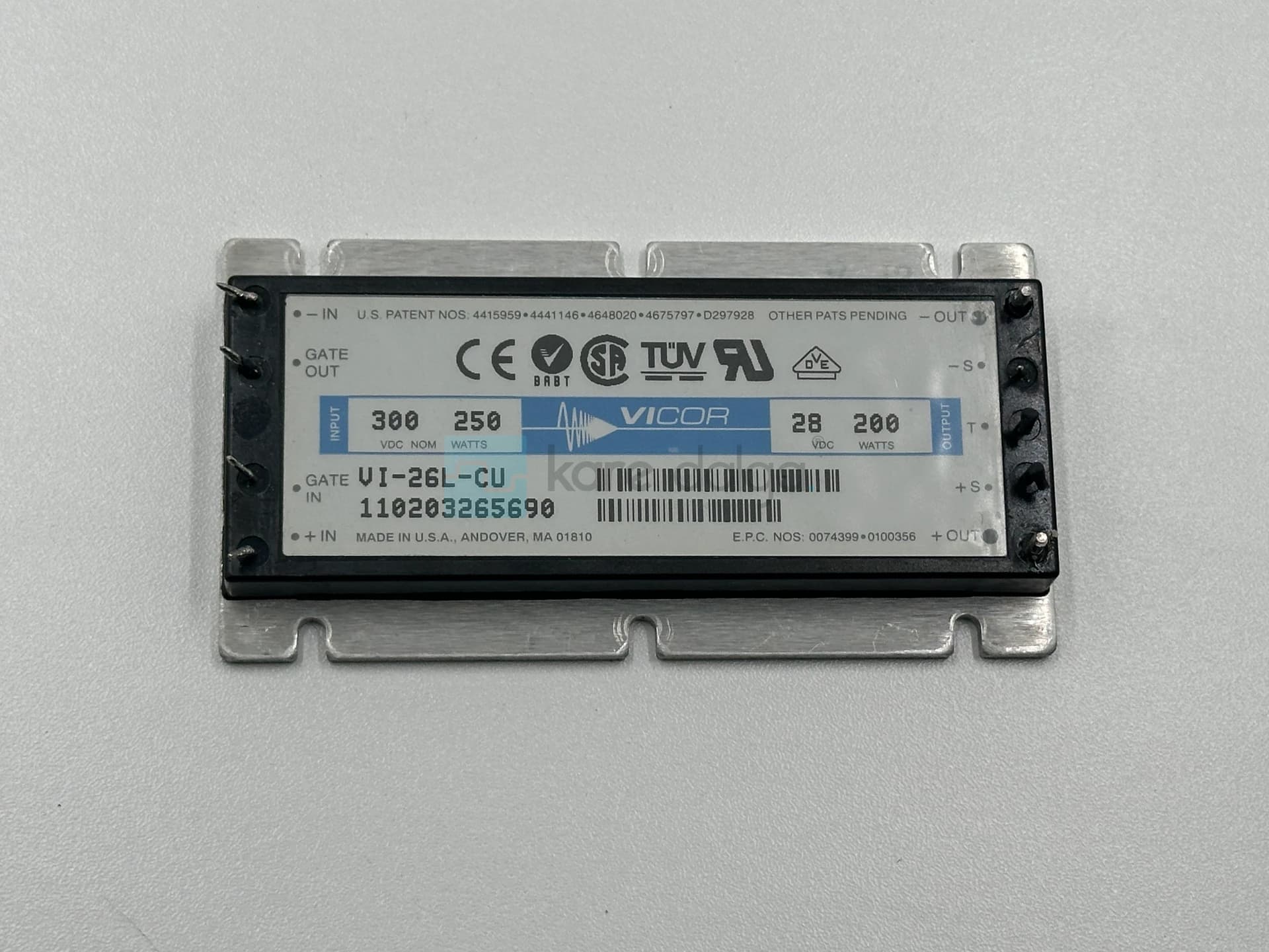 Vicor Vı-26l-Cu Dc-Dc Converter - Görsel 1