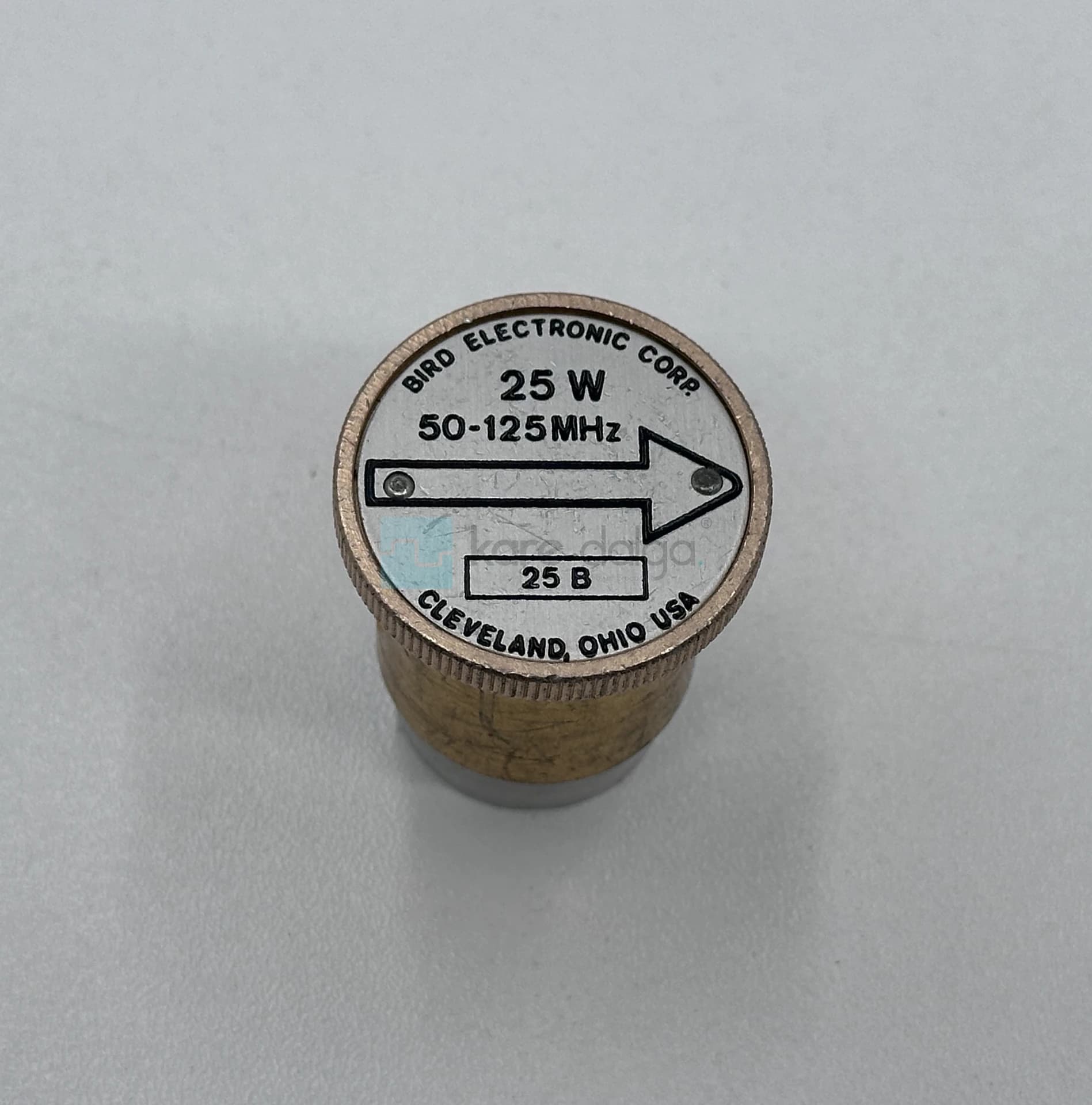 Bird 25b 50–125 Mhz 25 Watt Wattmetre Elementi - Görsel 1