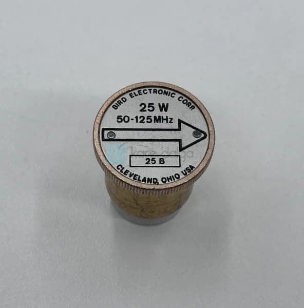 Bird 25b 50–125 Mhz 25 Watt Wattmetre Elementi