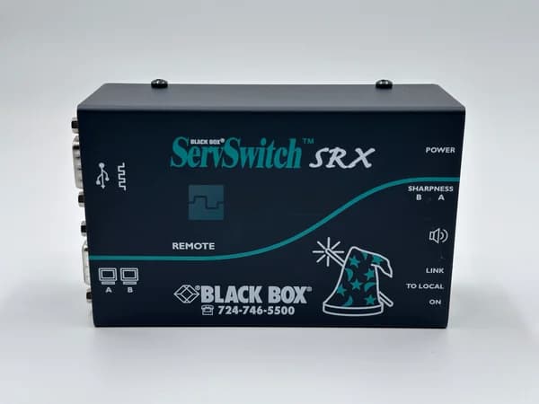 Black Box Servswitch Wizard Srx Acu5052a – Dual Vga Usb Kvm Extender