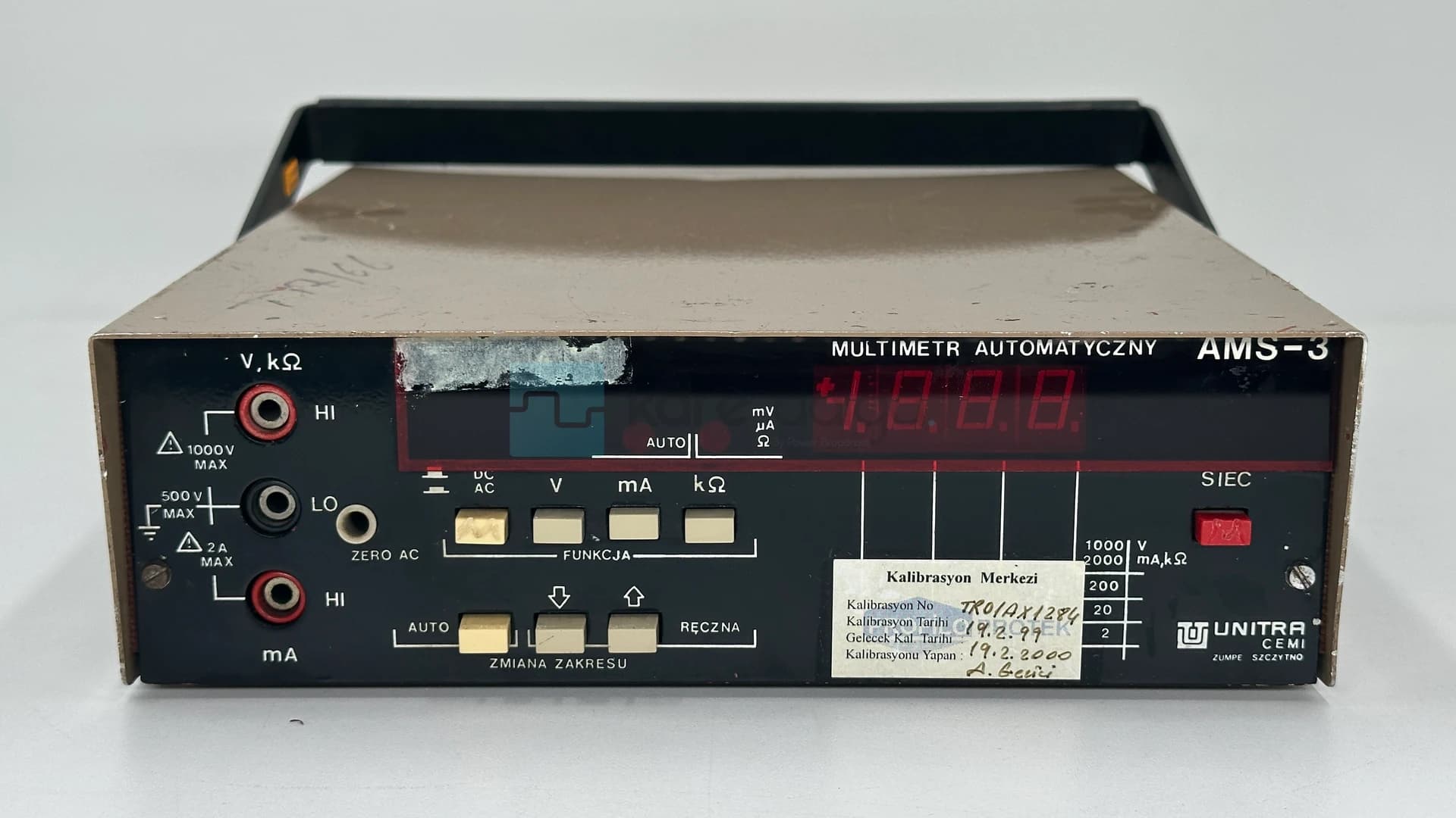 Unitra Cemi Ams-3 4½ Dijit Masaüstü Multimetre - Görsel 1
