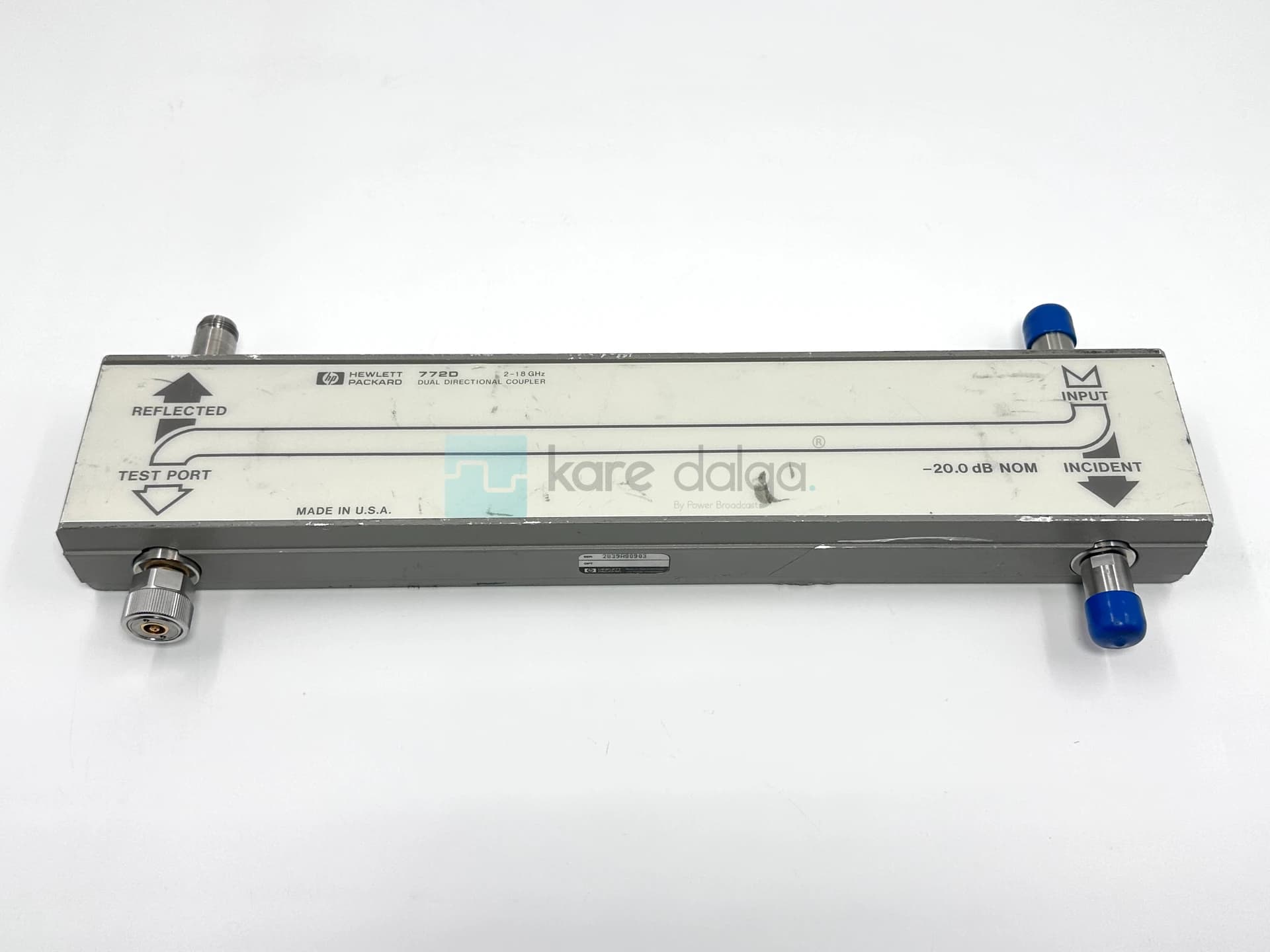 Hewlett Packard 772d – 2–18 Ghz 20 Db 50 W Çift Yönlü Rf Kuplör - Görsel 2