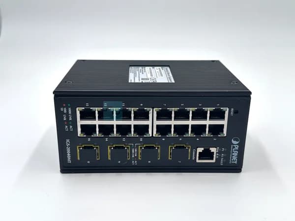 Planet Igs-20040mt – Endüstriyel 20-Port Gigabit Managed Ethernet Switch