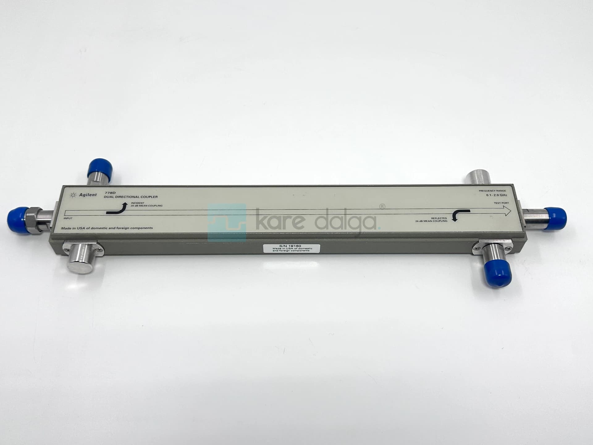 Agilent 778d – 0.1–2.0 Ghz 20 Db Çift Yönlü Yönlü Kuplör - Görsel 1