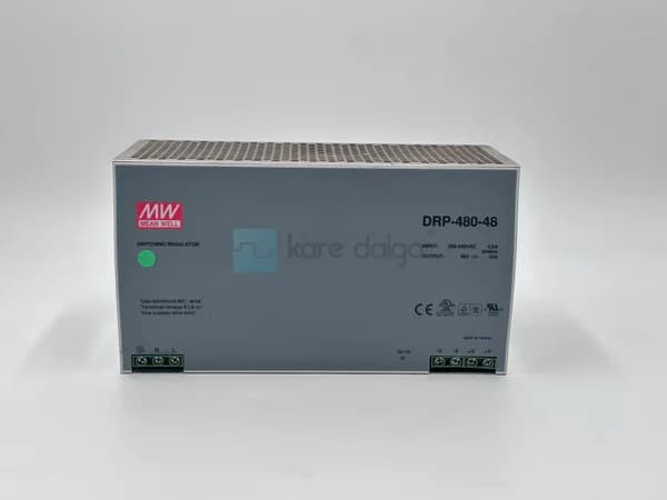 Mean Well Drp-480-48 48 V 10 A 480 W Ray Montaj Güç Kaynağı