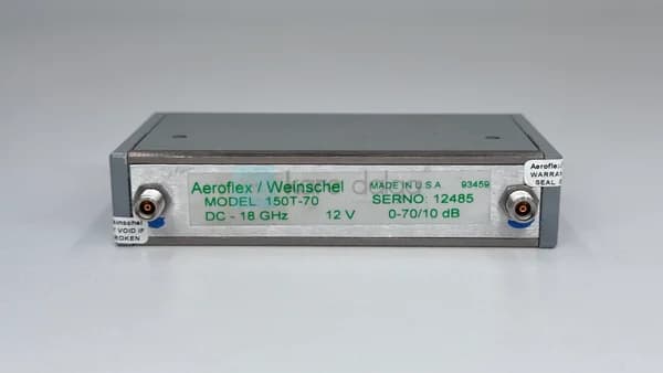 Aeroflex 150t-70 Dc–18 Ghz 70 Db 1 W Rf Programlanabilir Attenuator