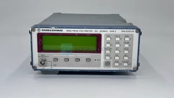 Rohde & Schwarz Ure3 350.5315.03 Dc–30 Mhz Voltmetre