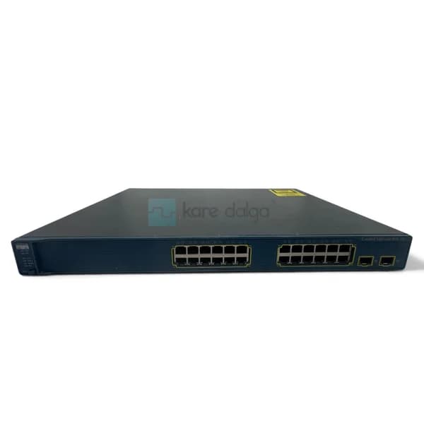 Cisco Catalyst 3560 Ws-C3560-24ps-S 24 Port Poe 2×sfp Yönetilebilir Switch